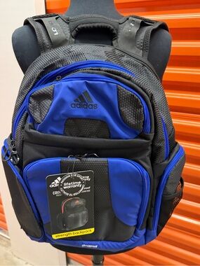 adida strength laptop backpack adidas 5-Star Team 2 youll be able to carry all your gear in this adidas backpack adidas Strength Backpack SKU: 8701778
